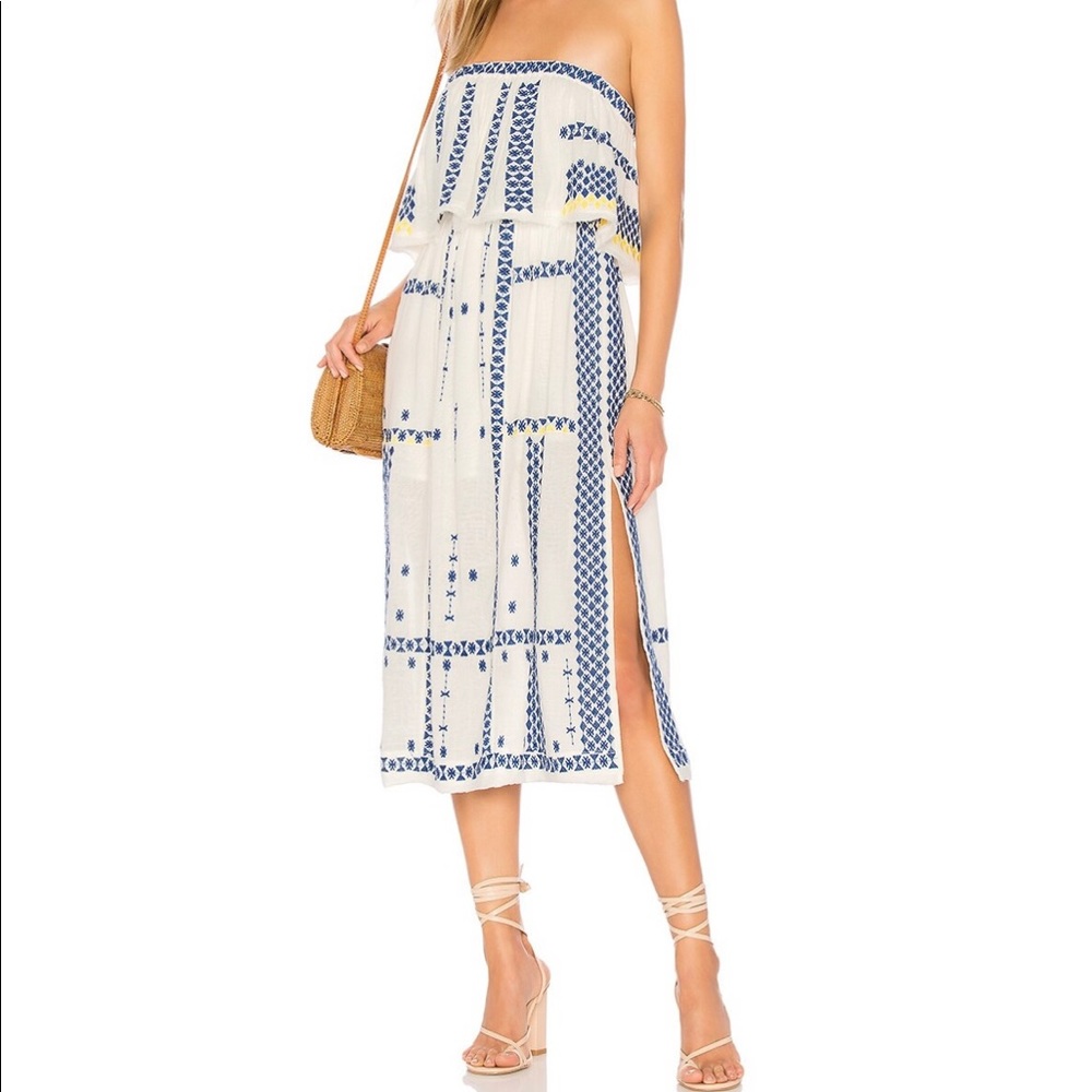 Free People Ivory Midi Dress